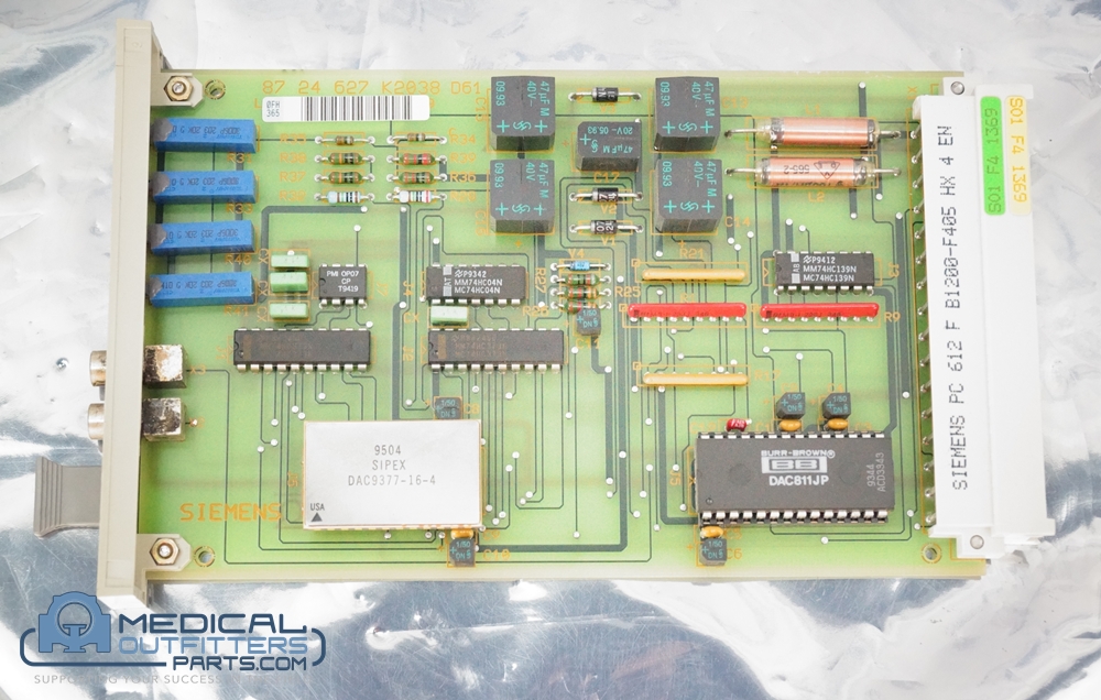 Philips MRI Polaris Analog Out D61 Board, PN 600-887T, 8724627
