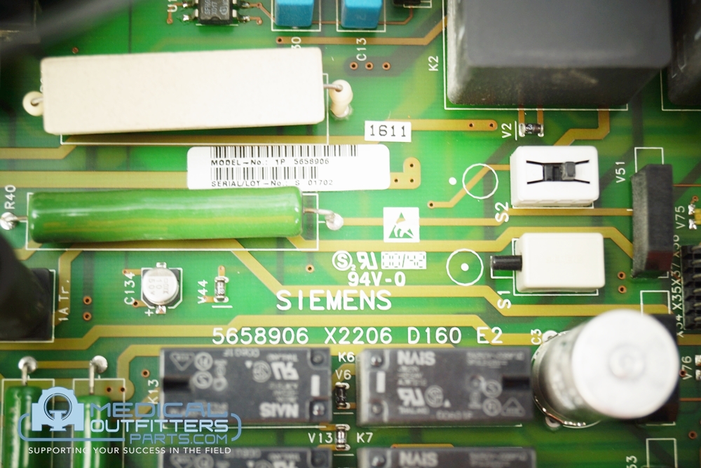 Siemens Polydoros SX 65/80 Switch On Circuit Board D160, PN 5658906