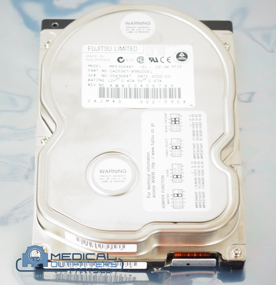 Siemens Polydoros SX 65/80 HDD 6.48GB, 5400RPM, 3.5", PN MPE3064AT, CA05367-B98200EL