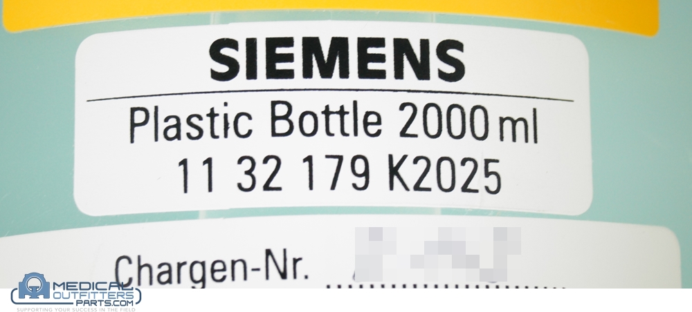 Siemens MRI Phantom Mamma Plastic Bottle 2000Ml, PN 1132179