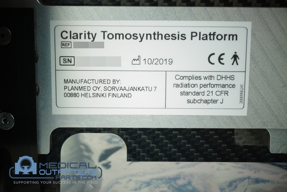 Planmed Tomosynthesis Platfomr, PN FED00880