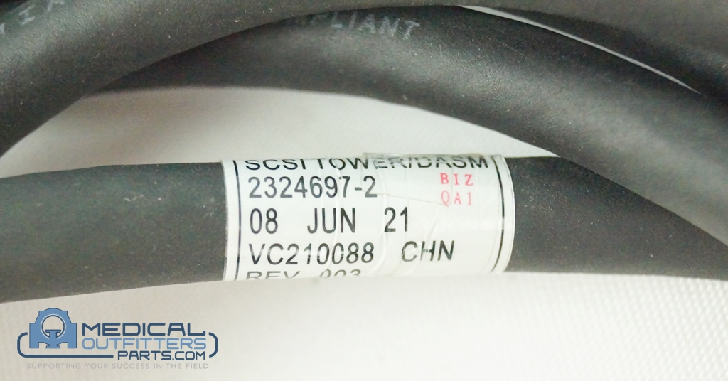 GE PET/CT Small Computer System Interface Cable VHD68 to CENT 50 LINUX, PN 2324697-2