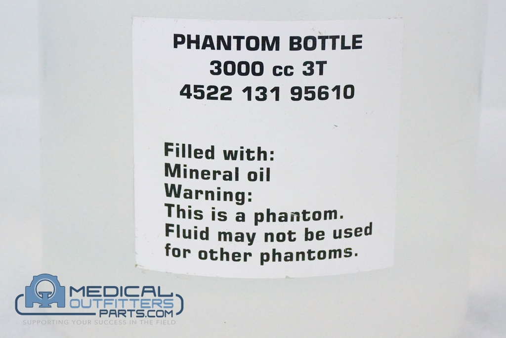 Philips MRI Phantom Bottle 3000 cc 3T, PN 452213195610