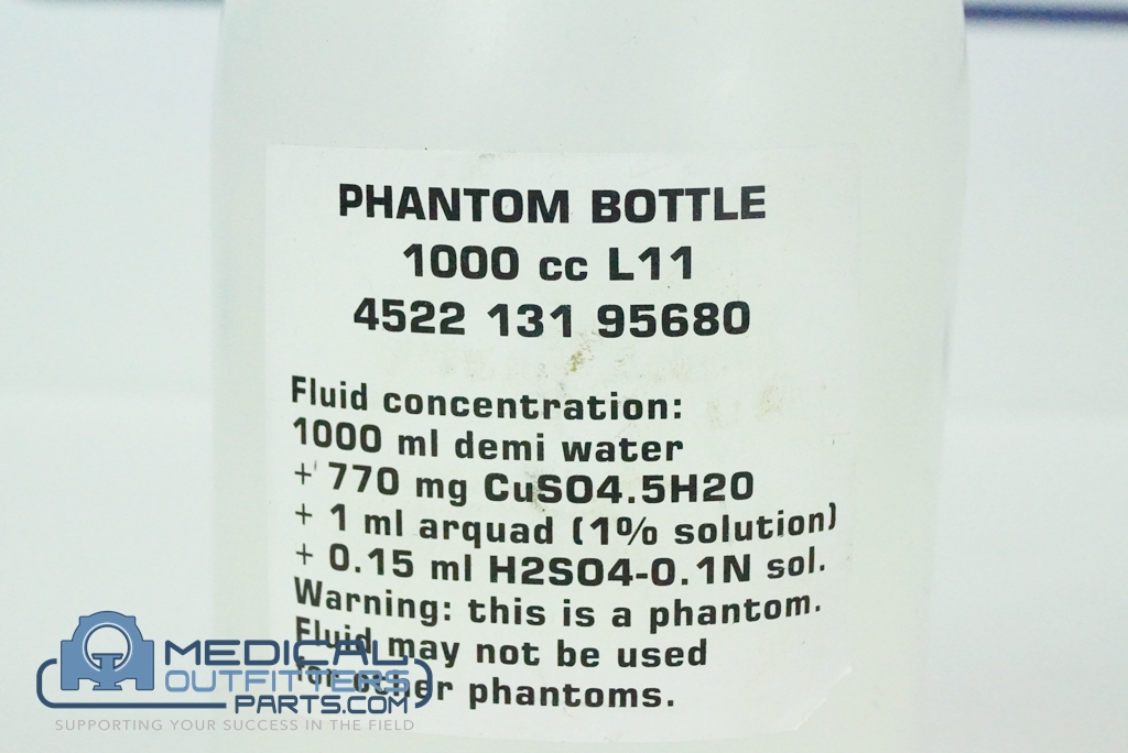 Philips MRI Phantom Bottle 1000 cc, PN 452213195680
