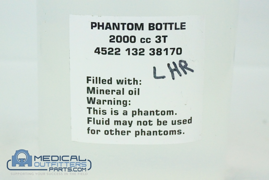 Philips MRI Phantom Bottle 2000 cc 3T, PN 452213238170