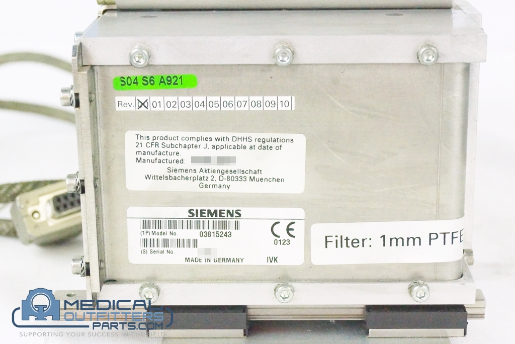 Siemens CT Emotion Collimator, PN 3815243