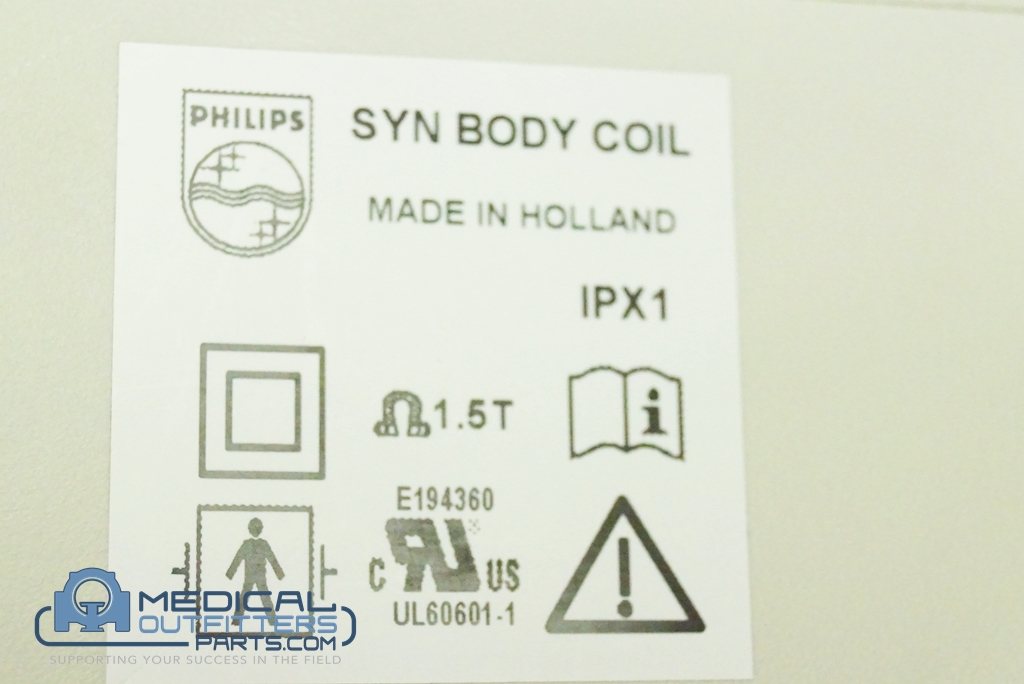 Philips MRI Intera 1.5T Sense Body Coil with Sleeve, PN 459800051872, 459800051773