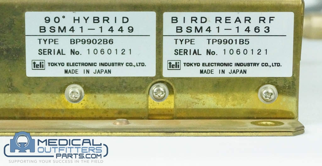 Teli Tokyo Electronic Indsustry RF Module, TX/SW - Bird Rear RF, PN BSM41-1450, BSM41-1463, BP9904B2, TP9901B5