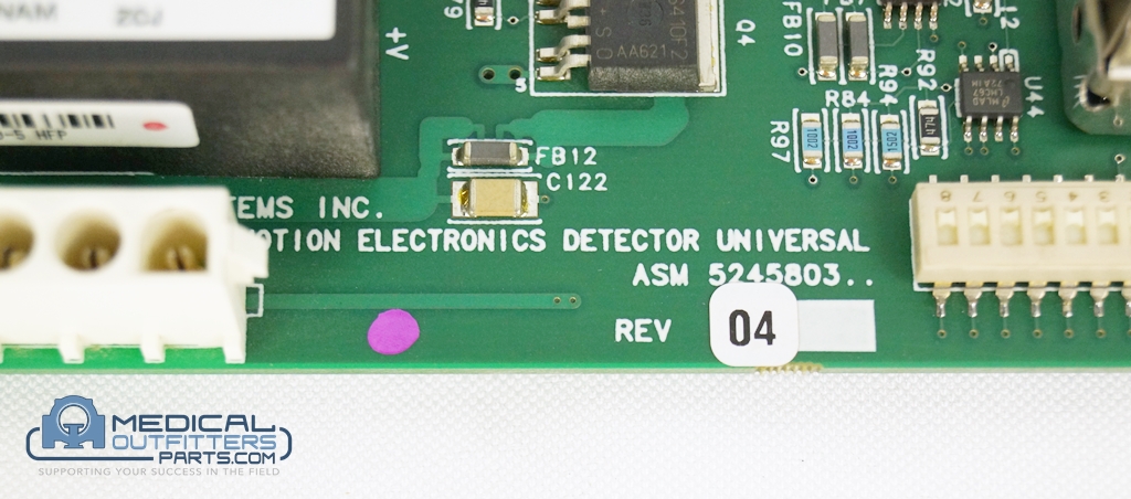 Siemens E-Cam Motion Electronic Detector Board, PN 5245803