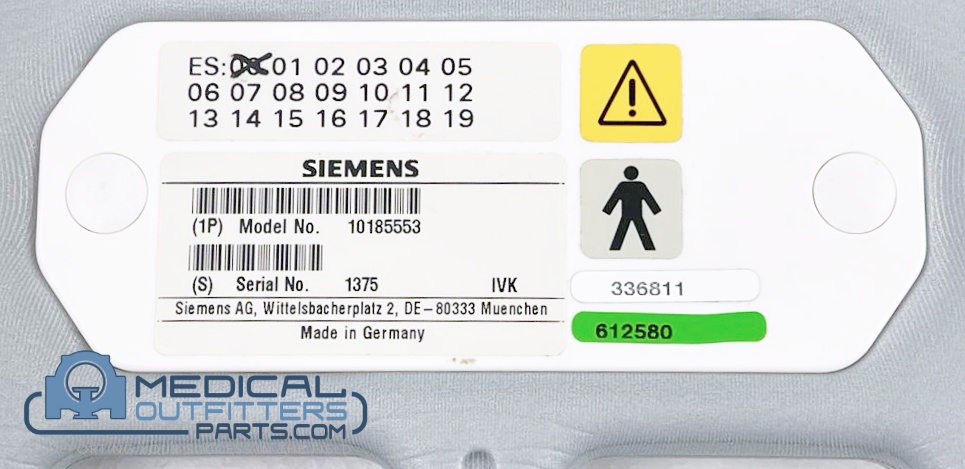 Siemens MRI Flex Small 4 MR Coil 1.5T, PN 10185553