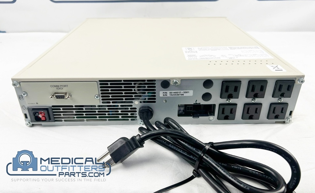 Powerware 9125 UPS Input 660W, 100/127V, 50/60Hz, 6.3A MAX, PN 05146012-5501, PW9125 700