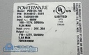 Powerware 9125 UPS Input 660W, 100/127V, 50/60Hz, 6.3A MAX, PN 05146012-5501, PW9125 700