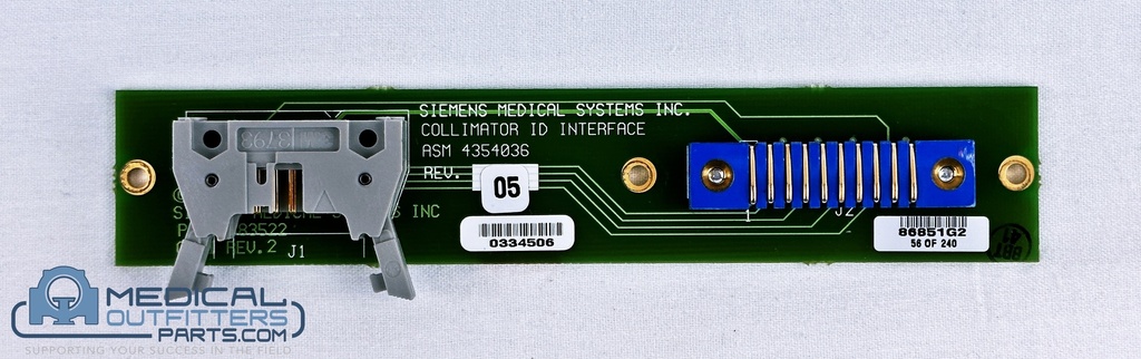 Siemens E-Cam CIDI Coll Interface Asm, PN 4354036