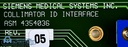 Siemens E-Cam CIDI Coll Interface Asm, PN 4354036