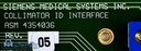 Siemens E-Cam CIDI Coll Interface Asm, PN 4354036