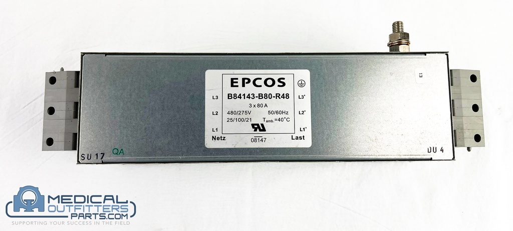 Siemens MRI Harmony Electromagnetic RFI Filter, PN B84143-B80-R48