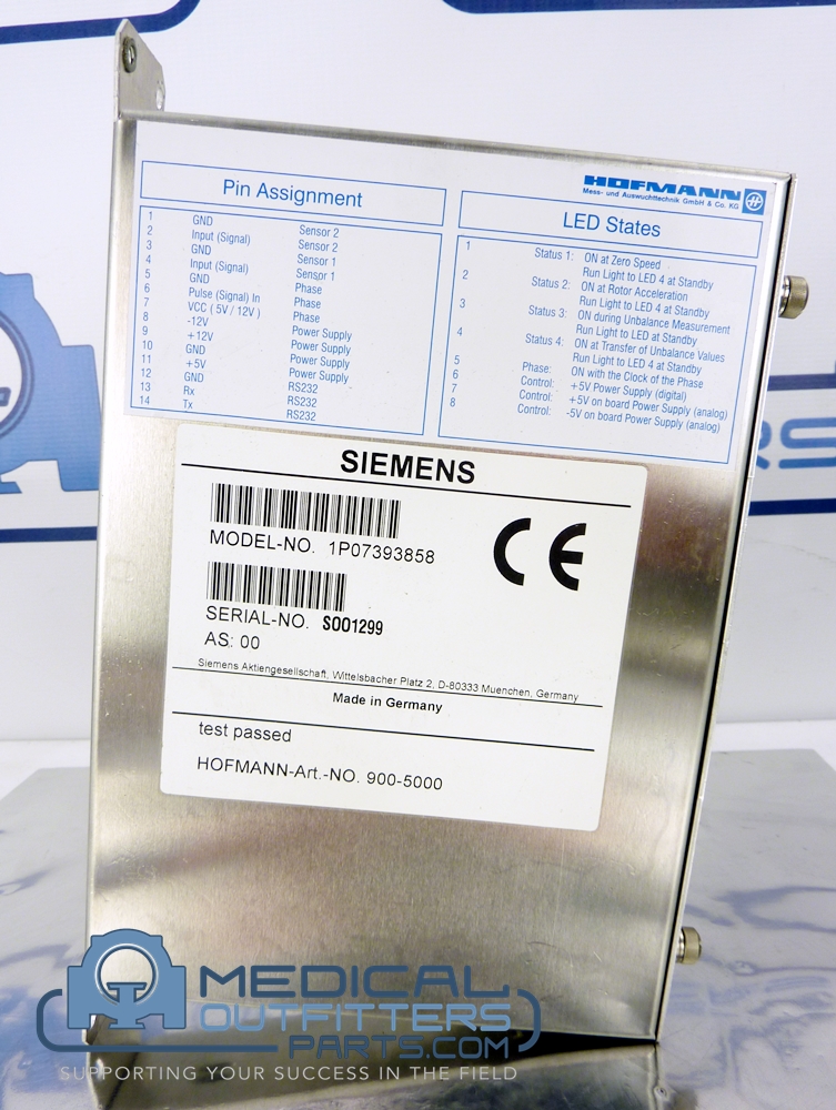 Siemens CT Sensation PCB Balancing Unit, PN 7393858