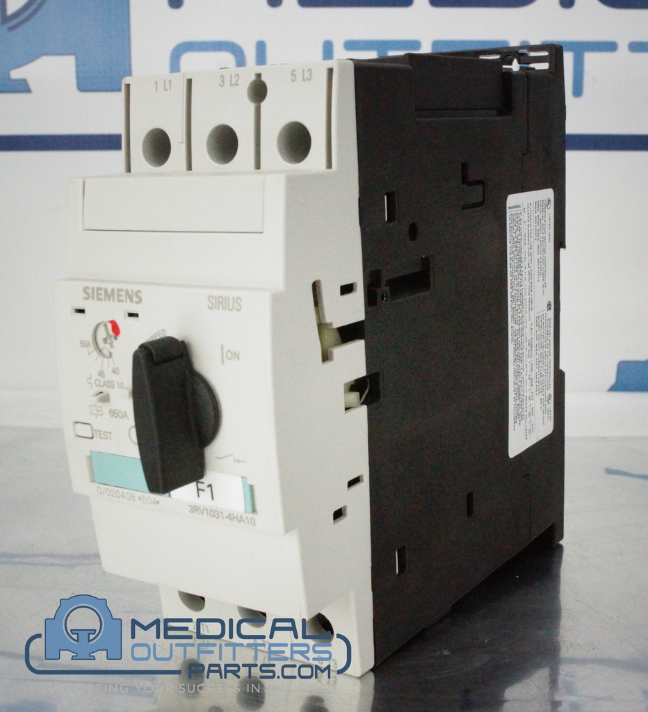 Siemens Sirius Motor Starter Protector, Class 10, 40-50A, PN 3RV1031-4HA10