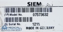 Siemens MRI Symphony 6 Channel Coil Anterior, PN 7573632
