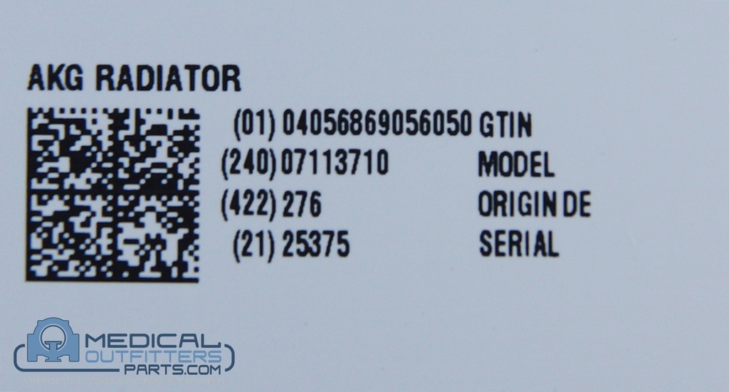 Siemens Sensation AKG Radiator, PN 7113710