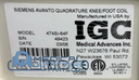 Siemens MRI Esprees/Avanto Quadrature Knee Foot Coil, PN 474SI-64F