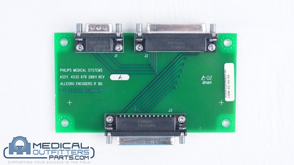 Philips PET/CT Gemini DUo Encoder Interface Assy, PN 453567928811