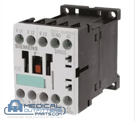 Siemens Sirius 3 Pole Contactor, 12A, 5.5Kw, 230V, PN 3RT1017-1AP01