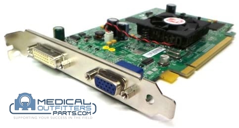 ATI Display Adapter Fire GL V3100, PCI-E PCI-Express x16 VGA-DVI, PN E-G012-04-2369B