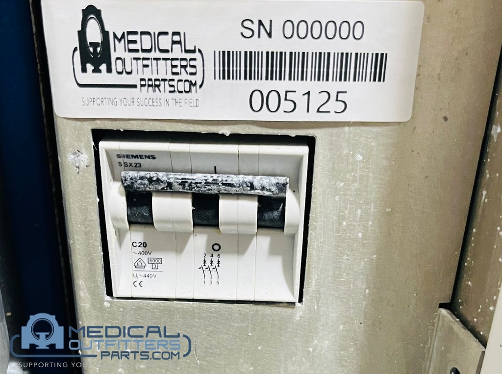 Siemens MRI NCutOut 20A, 380VAC, 3 Pol, Car.C, PN 4693917