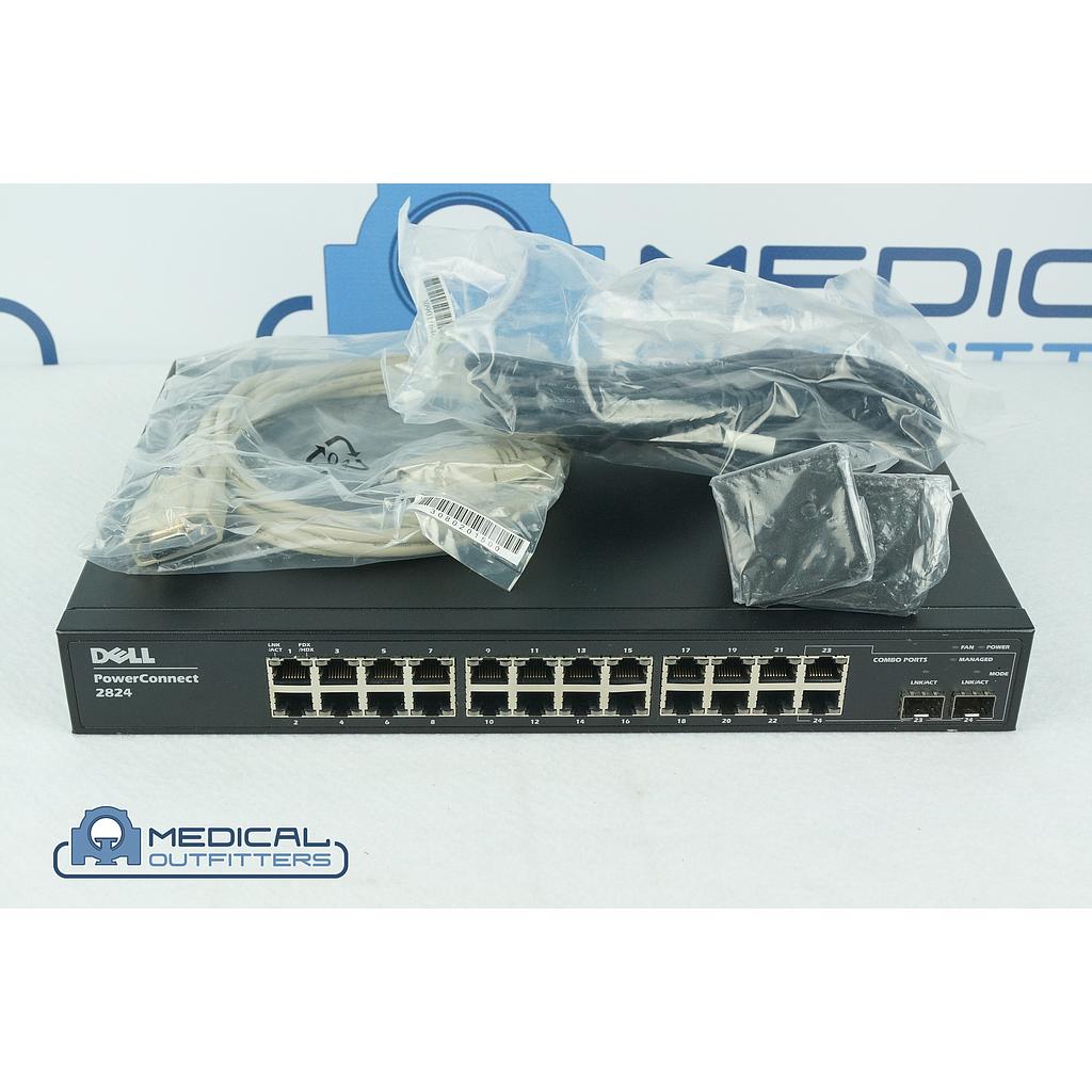 Philips PET/CT Gemini Gigabit Ethernet Switch, 24 Port + 2 Port, 1RU, PN 459800103001, 0610-09-3777