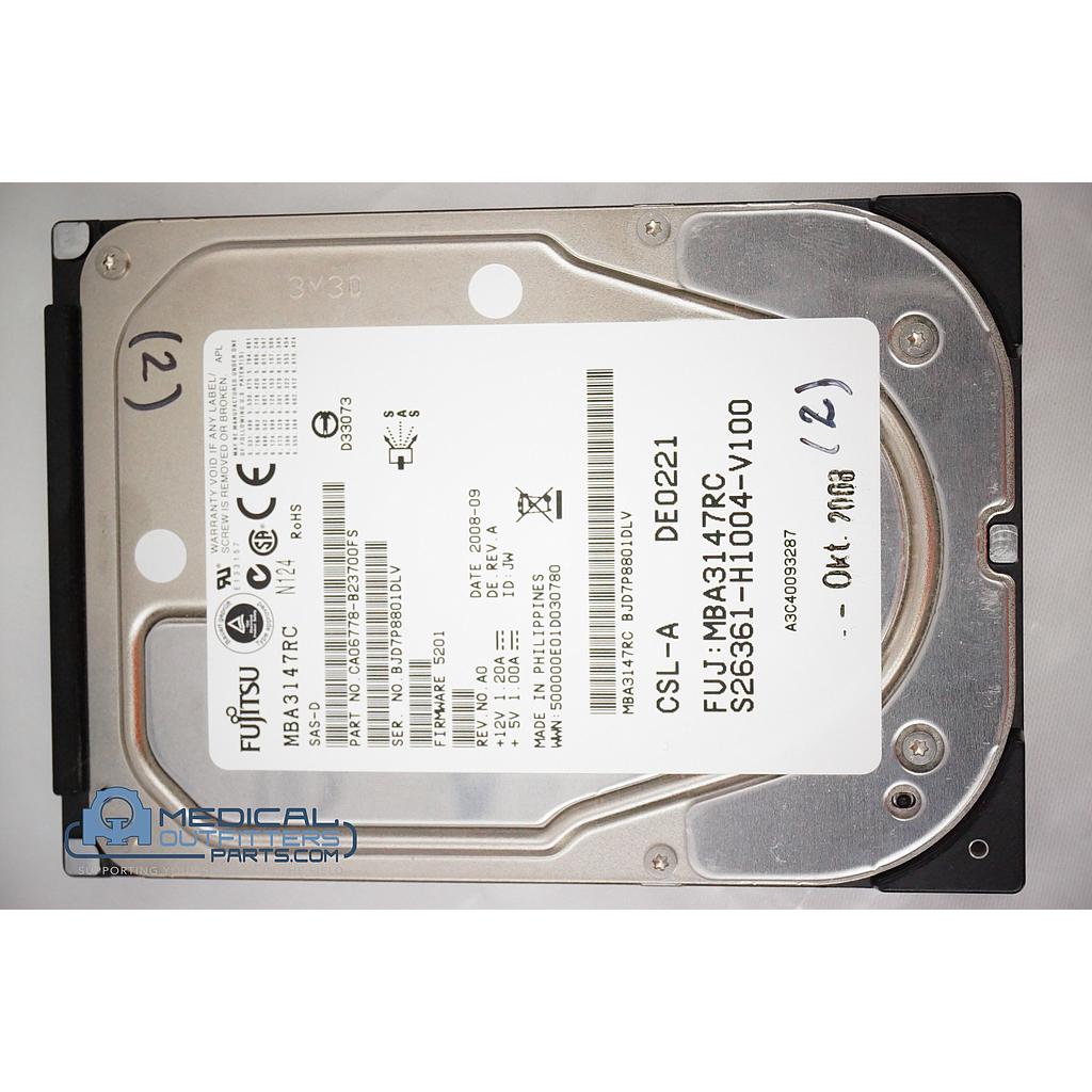 (SET) Fujitsu SAS-D Hard Drive SCSI, PN MBA3147RC