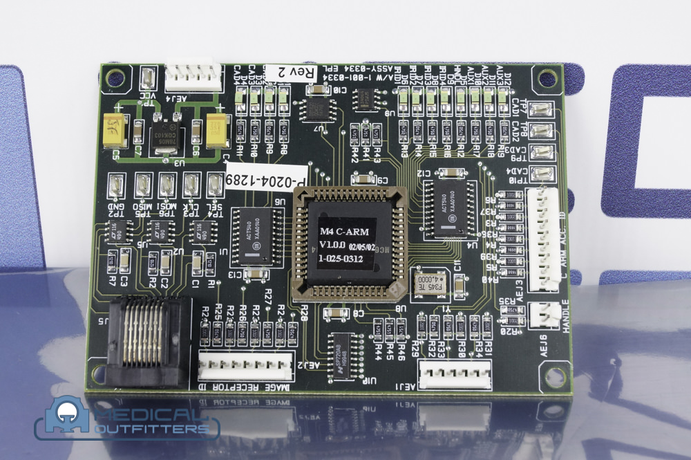LORAD M-IV PLATINUM, MODEL 40000014 C-ARM Interlock Interface PCB, PN 1-003-0334