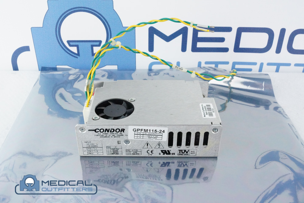 Philips PET/CT Gemini Power Supply 24VDC, 4.8A MD, PN 453567921731, 453567917501, GPFM115-24