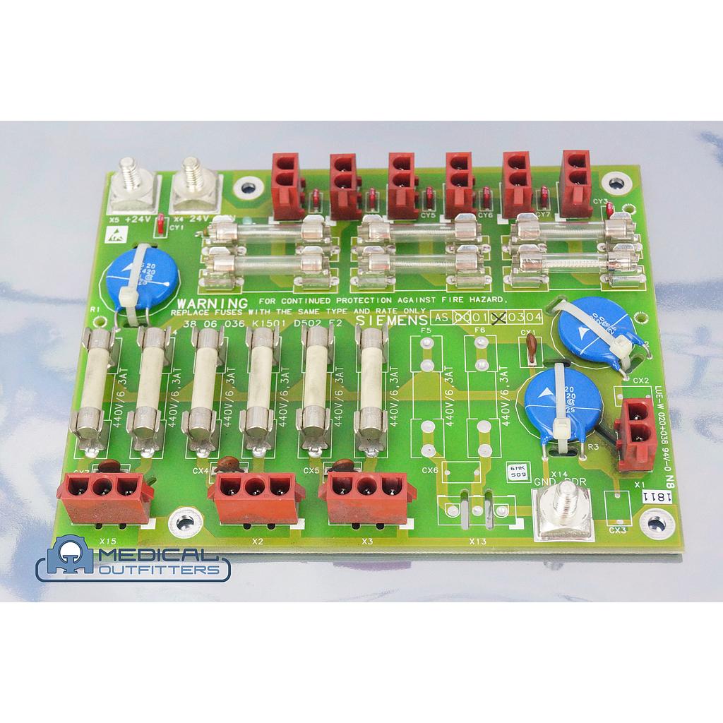 Siemens PET/CT Power Distrib. Rotating (PDR), D502 Board, PN 3806036