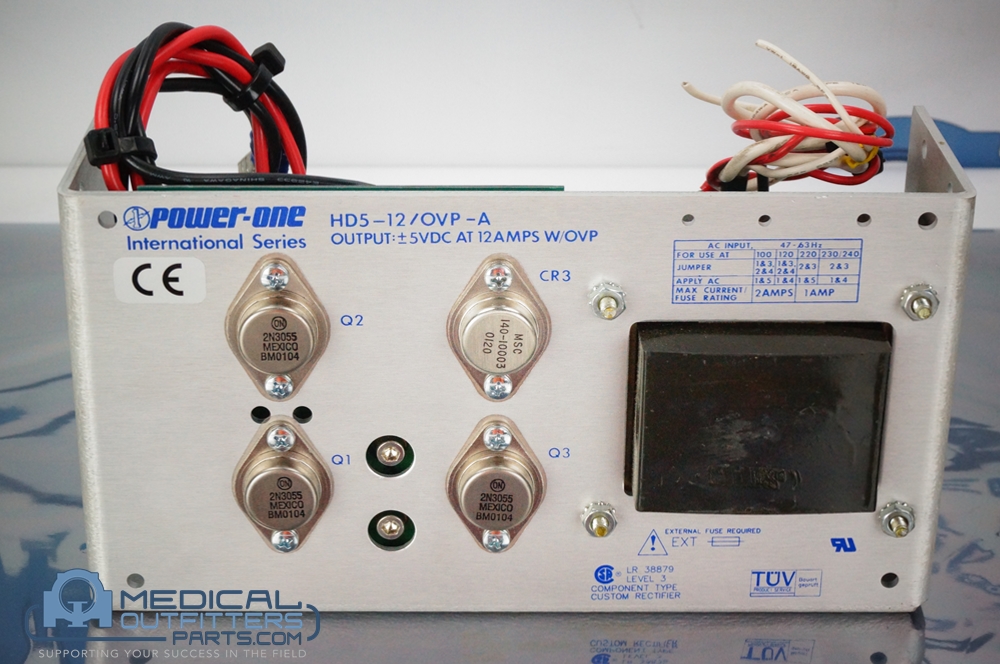 Power One AC-DC Power Supply Overprotection, 12A, 47-63Hz, 100-240VAC, PN HD5-12OVP