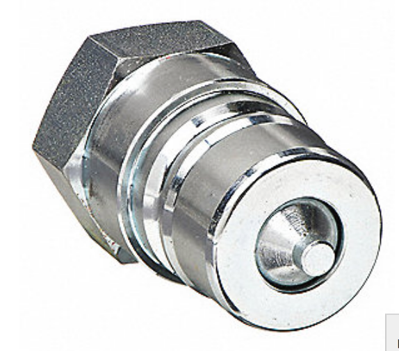 (TOOL) Camel 1/2"-14 Steel Hydraulic Coupler Nipple, 1/2" Body Size Quick Connectors, PN 6602-8-10