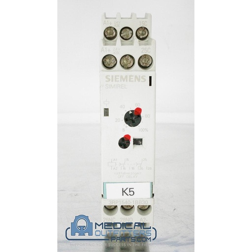 [3RP1540-1BB30] Siemens Sirius Time Relay - Off Delay, 1 C, 7 Ranges 0,05...100 S AC/DC 24 V, With LED, PN 3RP1540-1BB30