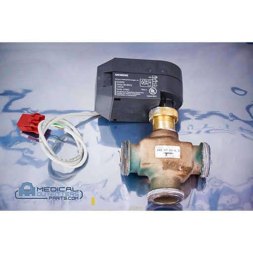 [4820986] Siemens CT Somatom Cooling System W-W 3 Way Valve with Adjustment Drive, PN 4820986