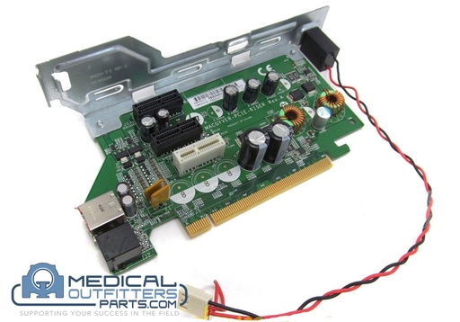 [640266-001] HP POS 24VDC Powered PCie to PCIe Riser Card, PN 640266-001