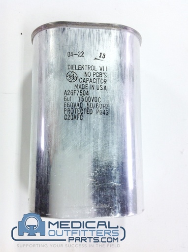 [A26F7504] Hologic Selenia Digital Mammo Capacitor, 6µF, 1500Vdc, 660Vac, 50/60Hz, PN A26F7504