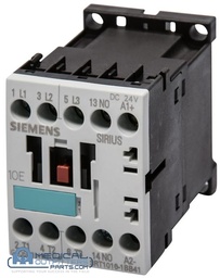 [3RT1016-1BB41] Siemens Sirius Contactor, 24VDC, 3 Pole, Size S00, Screw Connection, PN 3RT1016-1BB41