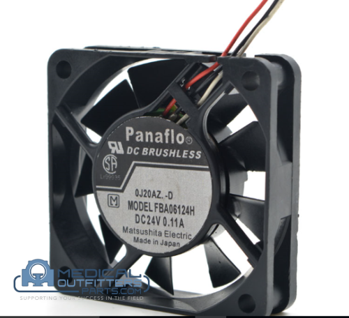 [2997547, FBA06T24H, 9C31ZD] Siemens E-Cam Asm Fan 24V, 2.36"Sq, 11 Inch, PN 2997547