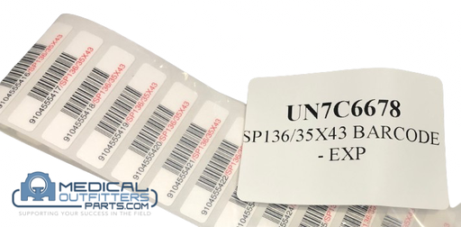 [UN7C6678] Carestream Label 35x43 cm (14x17) Label, PN UN7C6678