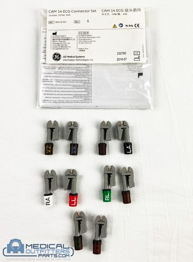 [900178-003] GE Leadwire Set - Base 10 Grabber - AHA, 1/packECG Leadwire Set - Base 10 Grabber - AHA, PN 900178-003