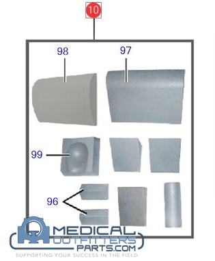 [5514133] Siemens MRI Essenza Patient Pads, PN 5514133